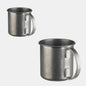 Taza mate con asa estilo vintage acero inox. ø9 x 9 cm. 0,45 L. Varios colores - 1 Ud. - Klimer