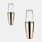 Coctelera Boston acero inox con vaso de vidrio ø9 x 30 cm. 700 ml. Varios colores - 1 Ud. - Klimer