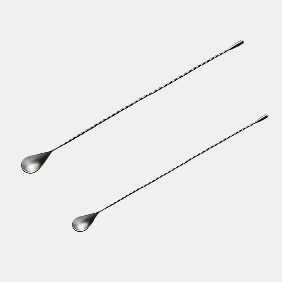 Cucharilla barman coctel acero inox para coctelería. Varias medidas - 1 Ud. - Klimer