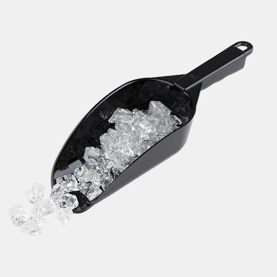Pala para hielo de policarbonato negro. 29 x 10 x 6 cm. 700 ml - 1 Ud. - Klimer