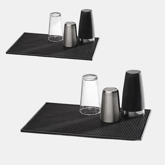 Tapete antideslizante escurridor para barra de coctelería. 30 x 15 cm - 1 Ud. - Klimer
