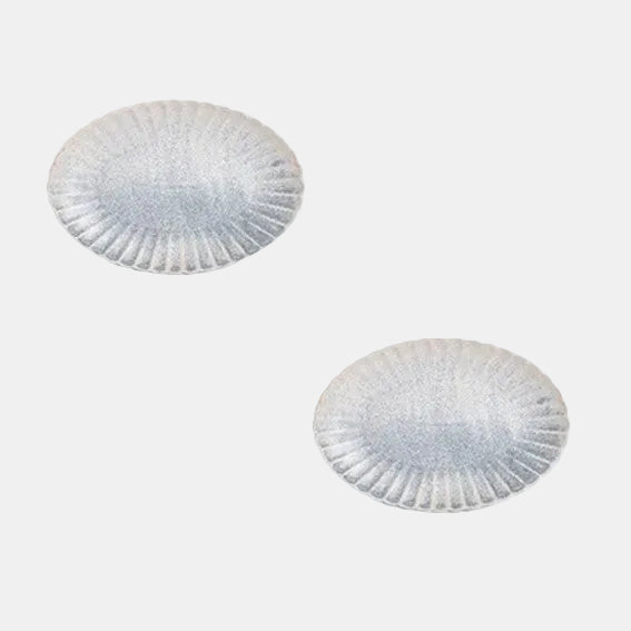 Fuente oval de porcelana Dune azul. Varias medidas - 4 Uds. - Klimer