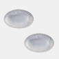 Fuente oval de porcelana Dune azul. Varias medidas - 4 Uds. - Klimer