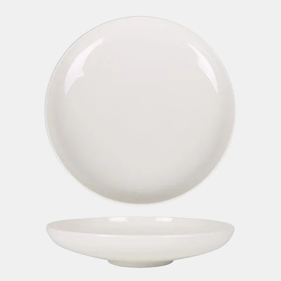 Plato pasta de porcelana blanca Hygge. Varias medidas - 6 Uds. - Klimer
