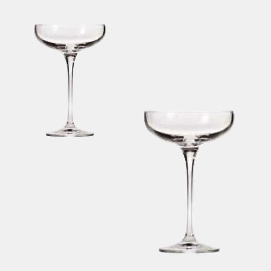 Copa para coctelería Champagne Coupe. ø9.8 x 17 cm. 24 cl - 6 Uds. - Klimer
