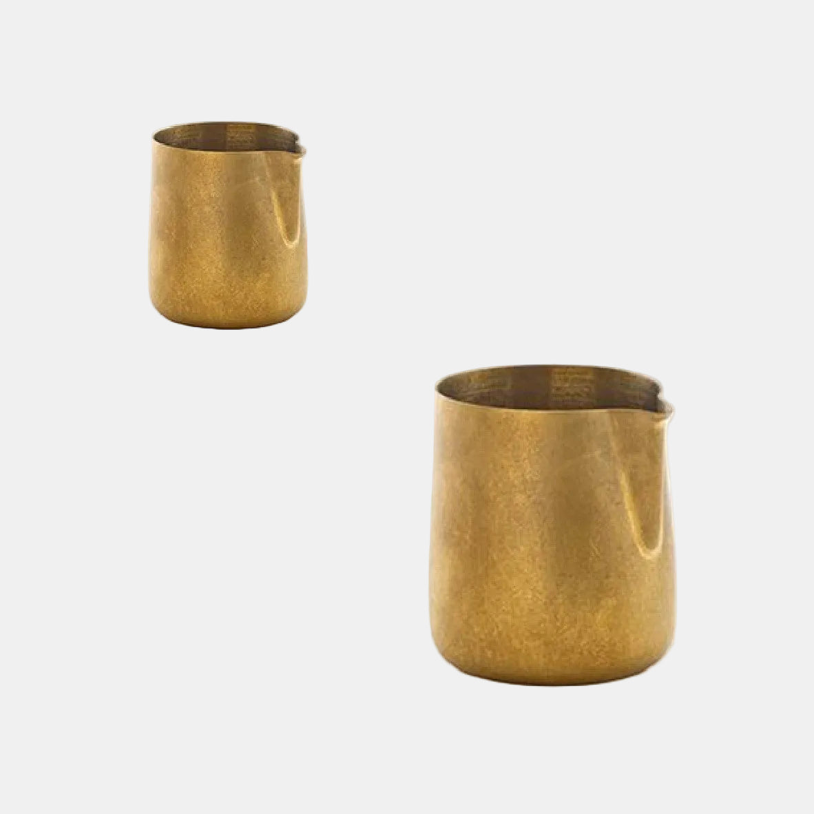 Jarra acero oro vintage. 12 cl - 12 Uds. - Klimer
