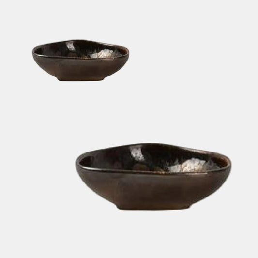 Nobile black porcelain bowl 12 cm (4 Pcs)