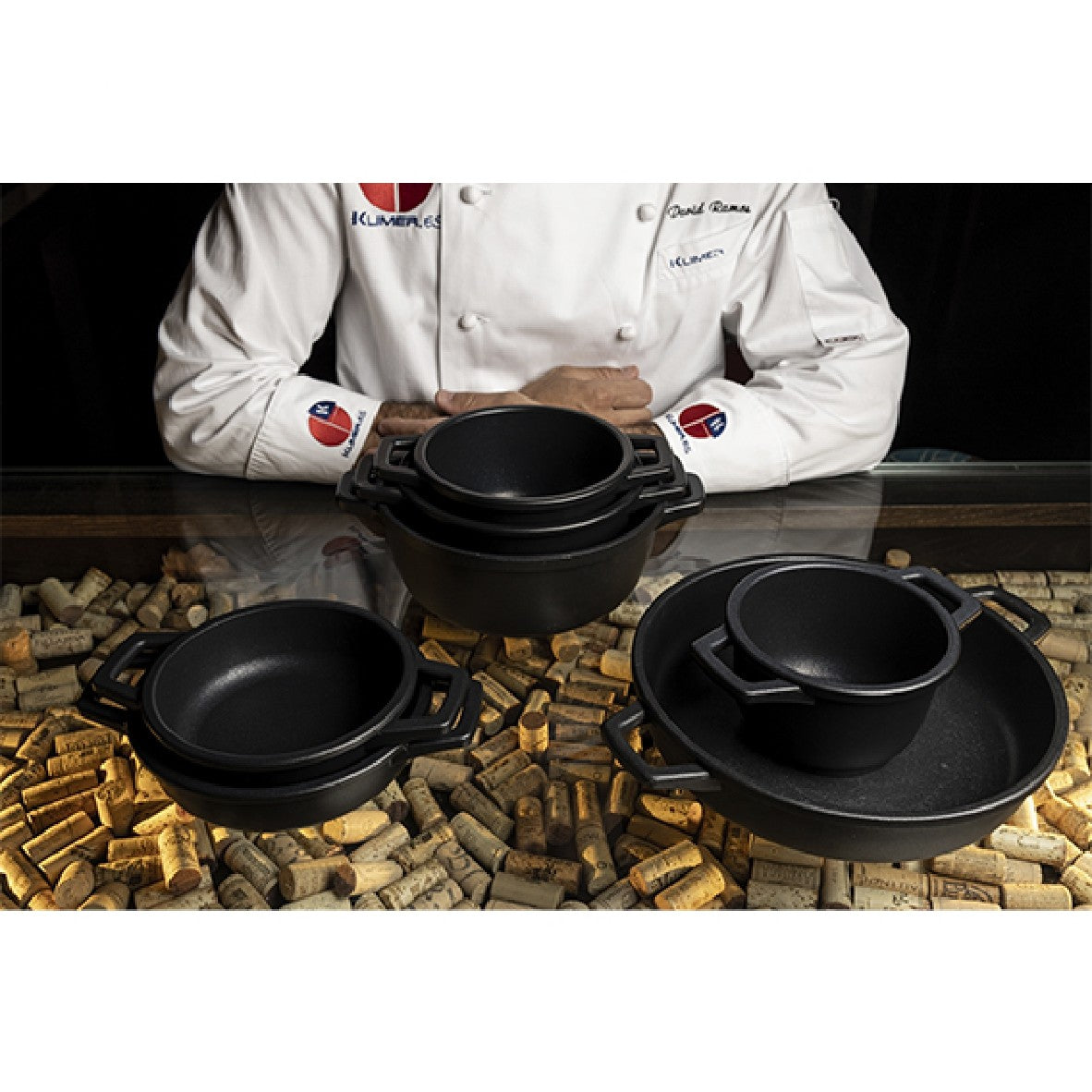 Cazuela alta sin tapa de aluminio fundido. Varias medidas - 1 Ud. - Klimer
