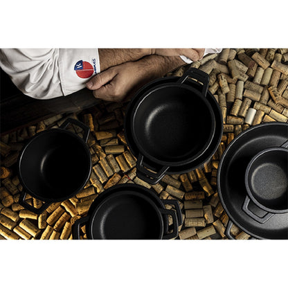 Cazuela alta sin tapa de aluminio fundido. Varias medidas - 1 Ud. - Klimer