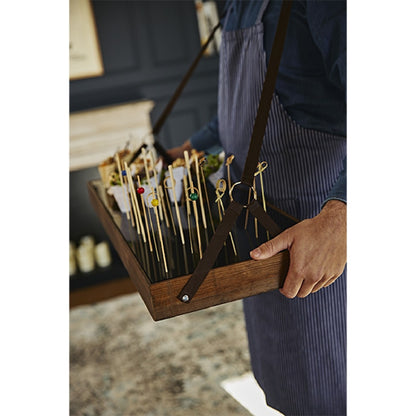 Soporte metacrilato negro brochetas de Bandeja multiusos 40 x 30 cm - 1 Ud