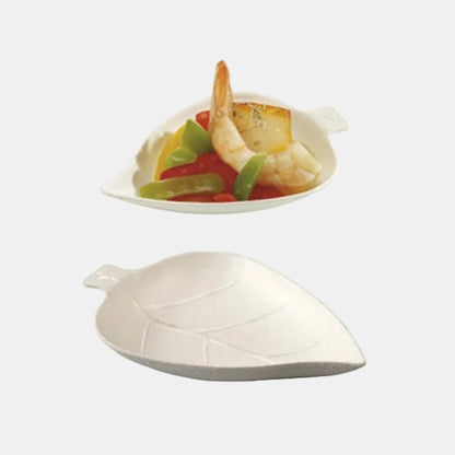 Mini hoja pulpa de caña blanca. 9.5 cm - 2000 Uds.