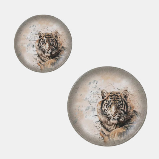 "Savanna" Tiger porcelain dinner plate 21 cm (12 pcs)