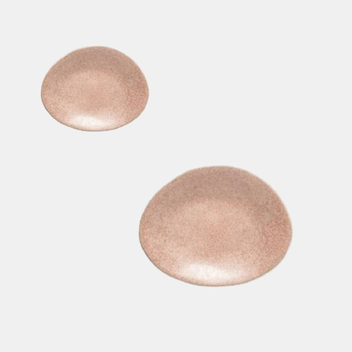 Prato Raso Oval Livia Rosa. 16 cm - 6 unidades.