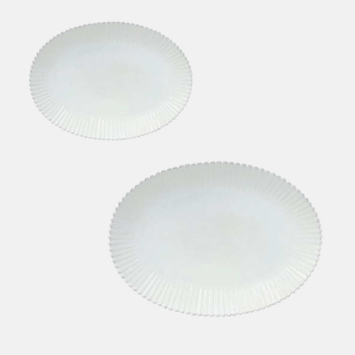 Tabuleiro Oval de porcelana Pearl. Várias medidas - 1 Unid.