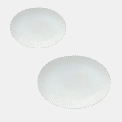 Tabuleiro Oval de porcelana Pearl. Várias medidas - 1 Unid.