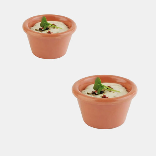 Ramekin melamina marrón. ø6 x 3.5 cm - 1 Ud.