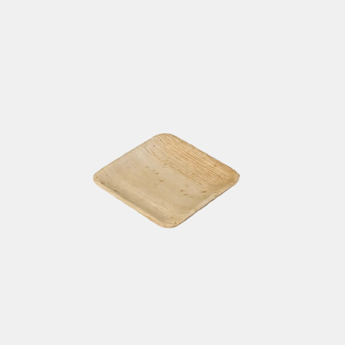Mini plato llano palmera. 11 x 11 cm - 240 uds. - Klimer