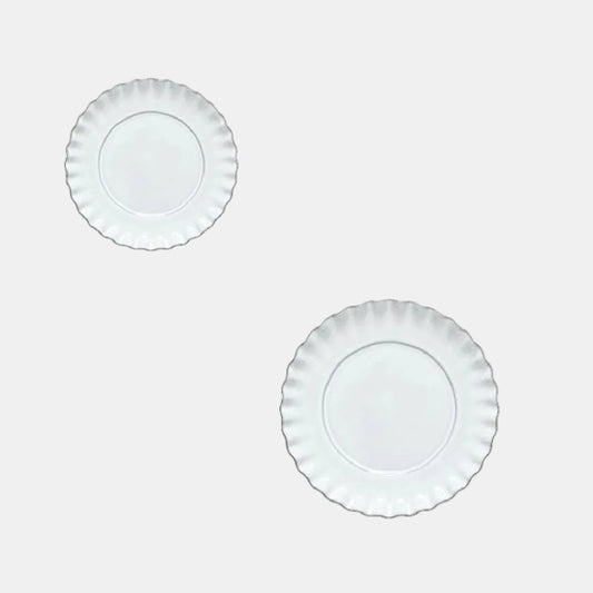 Festa White Flat Plate. Various sizes (6 units)