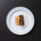 Festa White Flat Plate. Various sizes (6 units)