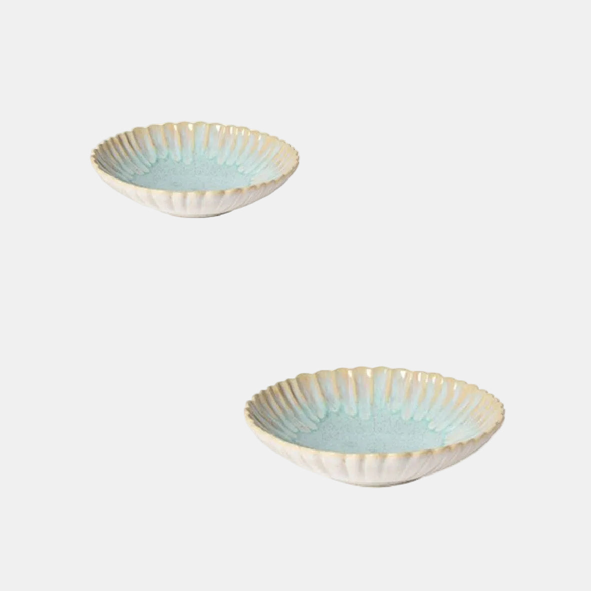 Tigela sopa/massa porcelana Mallorca Sea Blue. ø24 x 5.8 cm - 6 unidades.