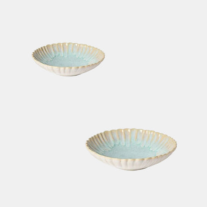 Tigela sopa/massa porcelana Mallorca Sea Blue. ø24 x 5.8 cm - 6 unidades.
