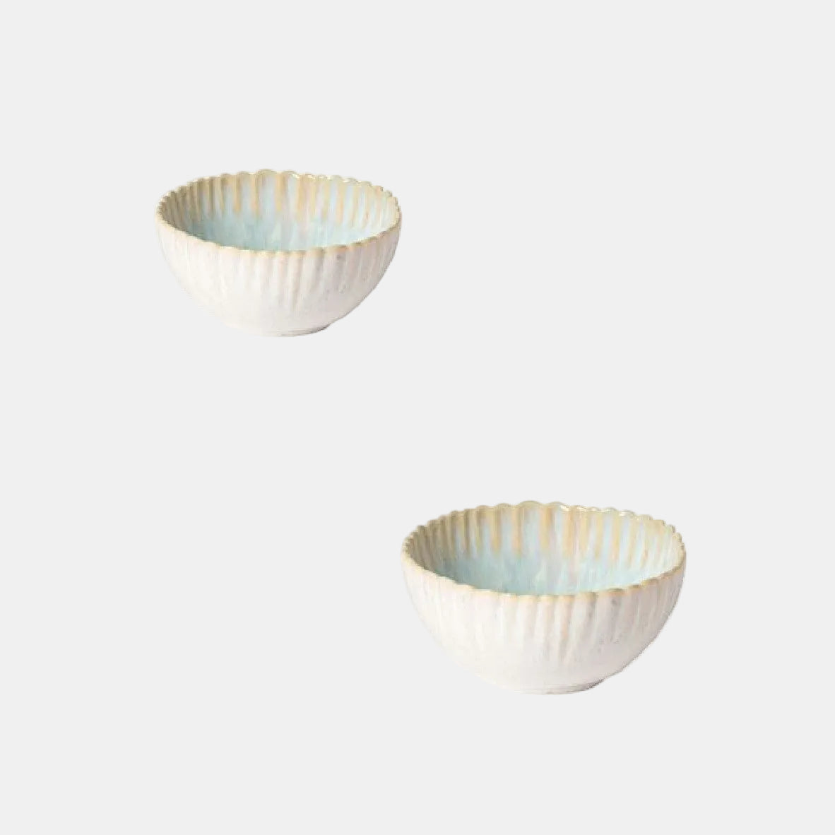 Tigela de sopa/cereais em porcelana Mallorca Sea Blue. ø16 x 7,5 cm - 6 unid.
