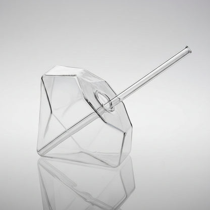 Vaso diamante. 10 x 11.5 x 11.5 cm. 250 ml - 2 uds.