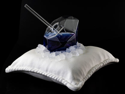 Vaso diamante. 10 x 11.5 x 11.5 cm. 250 ml - 2 uds.