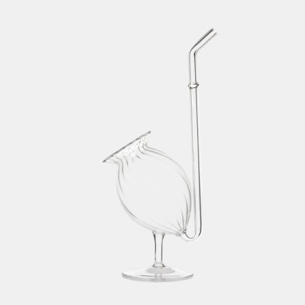 Vaso poppy bulb "ópio". 22 x 8 x 9 cm. 240 ml - 1 unid.
