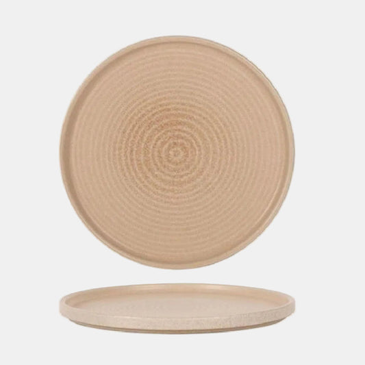 Ripple Mirage porcelain dinner plate. Various sizes and quantities.