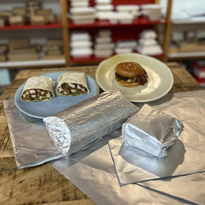 Falu insulating aluminum foil silver 41 x 41 cm - 1000 units