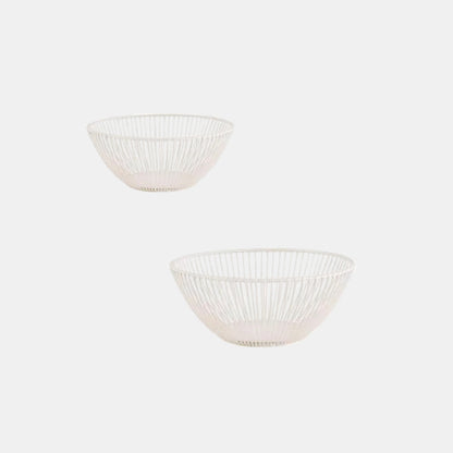 Cesto de metal coleção Svart. ø20 x 8 cm. Disponível em várias cores - 1 unid.