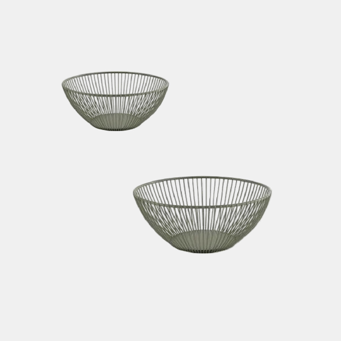 Cesto de metal coleção Svart. ø20 x 8 cm. Disponível em várias cores - 1 unid.