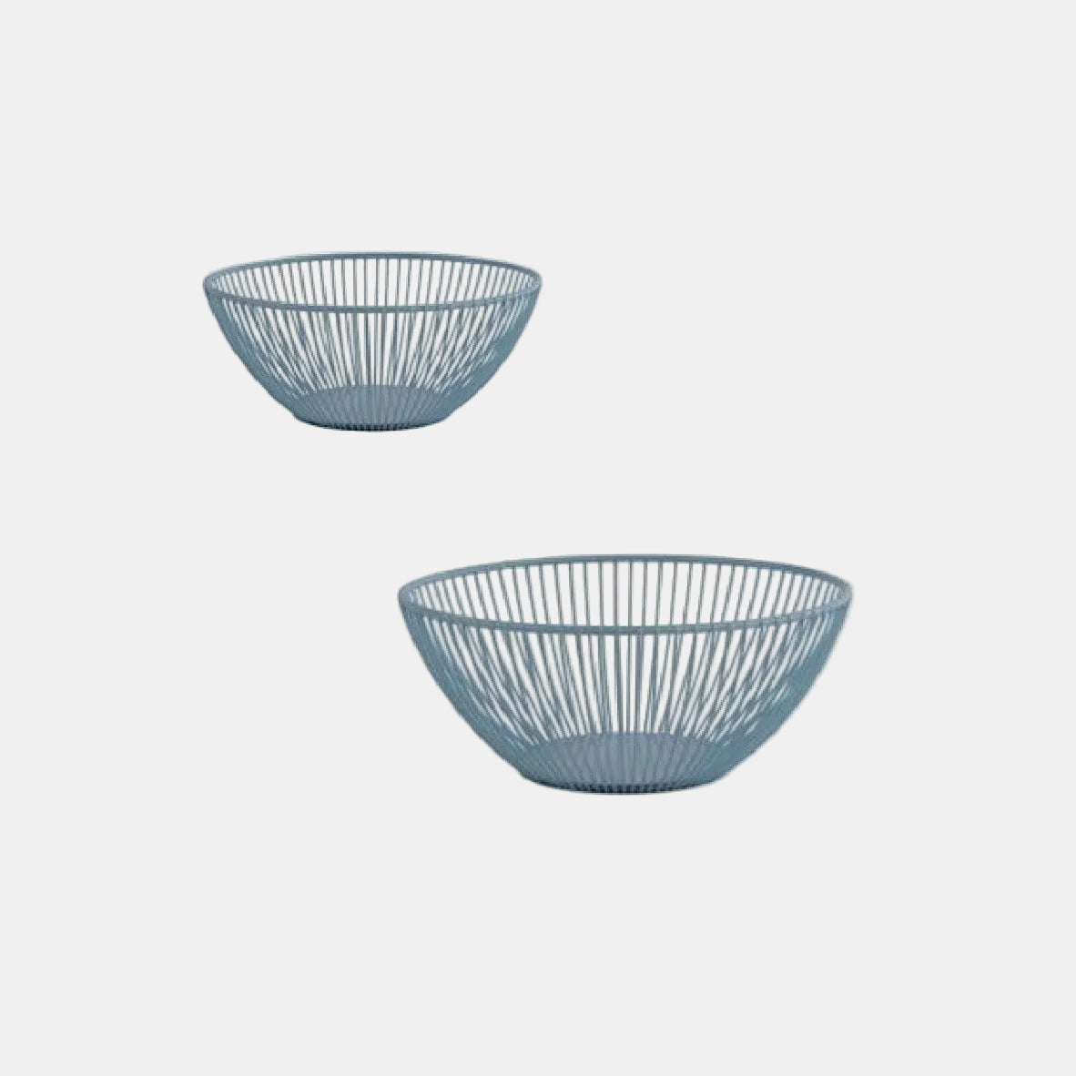 Cesto de metal coleção Svart. ø20 x 8 cm. Disponível em várias cores - 1 unid.