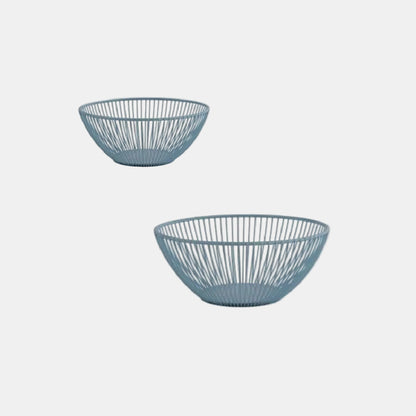 Cesto de metal coleção Svart. ø20 x 8 cm. Disponível em várias cores - 1 unid.