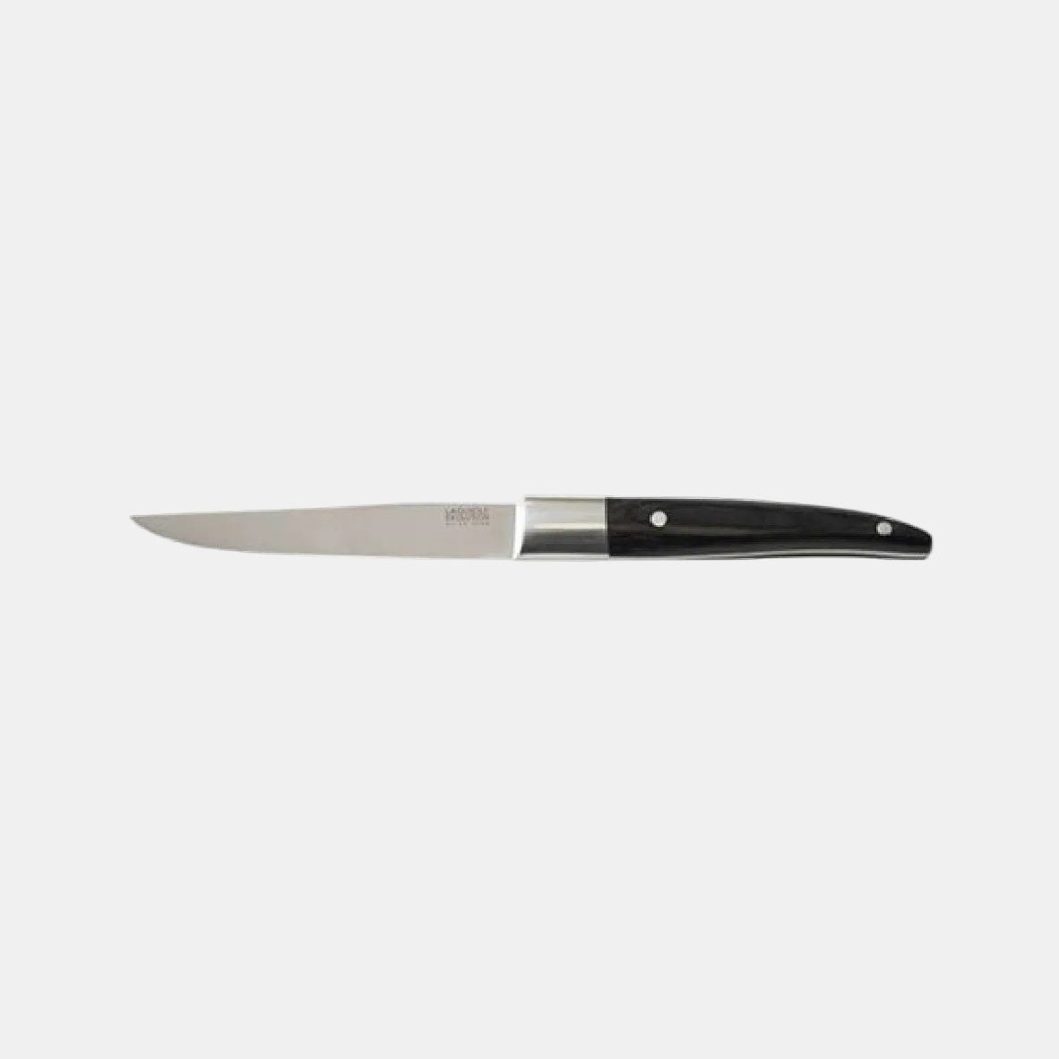 Cuchillo chuletero inox con mango madera Laguiole Expresion. 24 cm - 12 Ud.