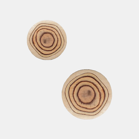 Plato redondo de madera lavable. Varias medidas y unidades