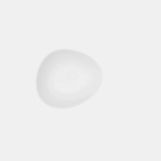 Fossil irregular oval porcelain bowl, 14 x 12.5 cm. Various colors (12 units)