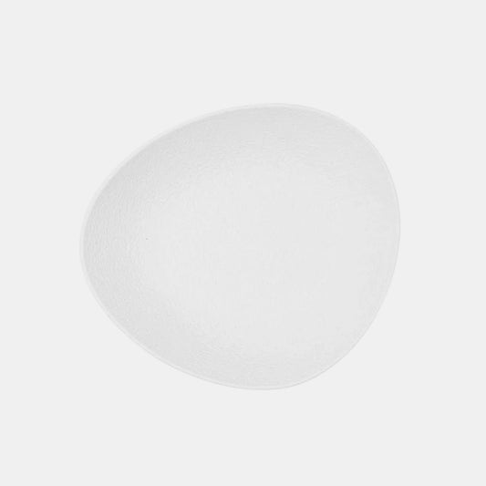 Fosil porcelain oval deep plate, irregular shape, 22 x 19 cm. Various colors (6 units)