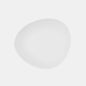 Fosil porcelain oval deep plate, irregular shape, 22 x 19 cm. Various colors (6 units)