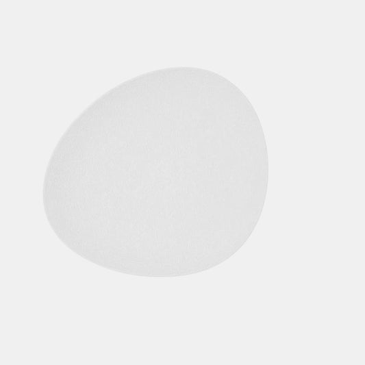 Fosil porcelain oval dinner plate, irregular shape, 28 x 24 cm. Various colors (6 units)