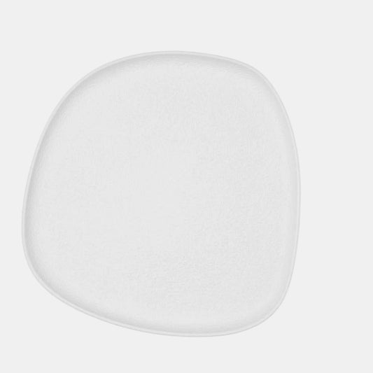 Fosil porcelain irregular square flat plate 26x25 cm. Various colors (6 units)