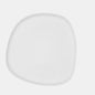 Fosil porcelain irregular square flat plate 26x25 cm. Various colors (6 units)