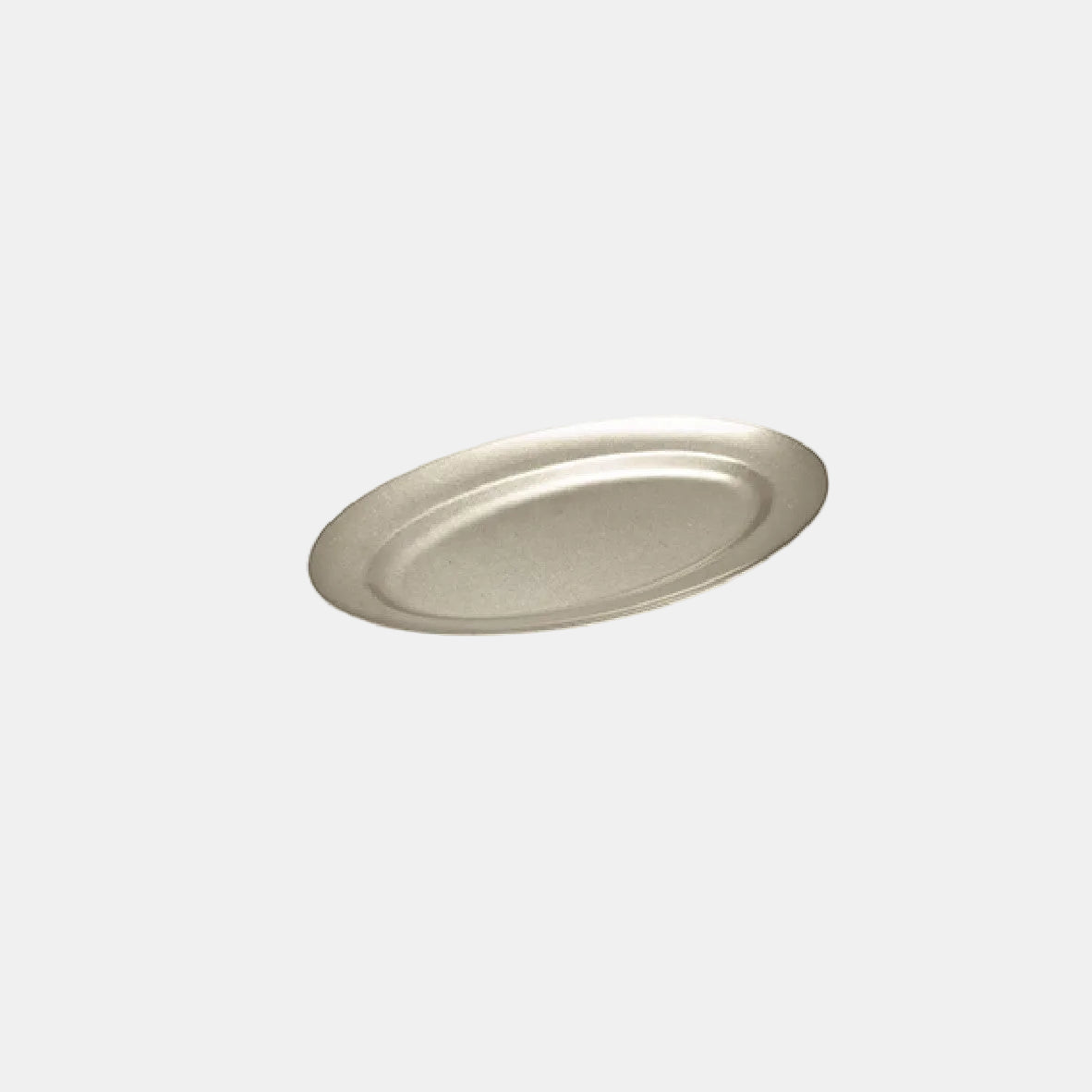 Tabuleiro oval vintage em aço inoxidável. Vários tamanhos e quantidades.