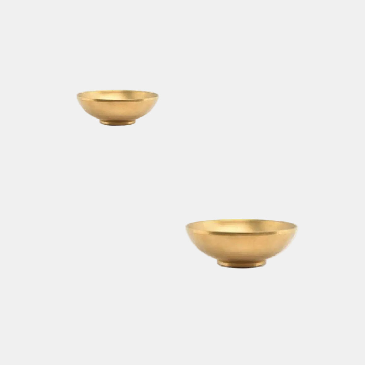 Taça aço inoxidável ouro velho. Várias medidas - 6 Unidades.