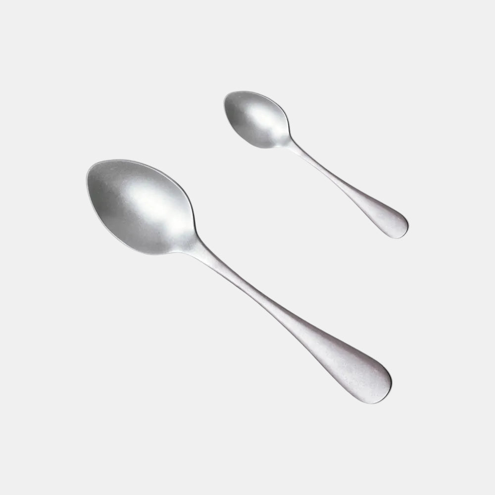Colher de sobremesa em inox linha vintage. 17 cm - 12 Unid.