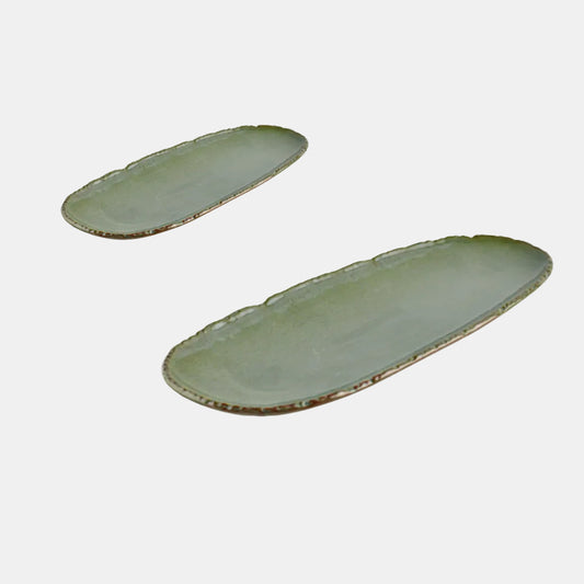 Filo Opal porcelain serving platter 34 x 14.5 cm (4 Pcs)