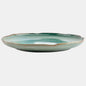 Irregular flat plate with opal rim. Various sizes and quantities.