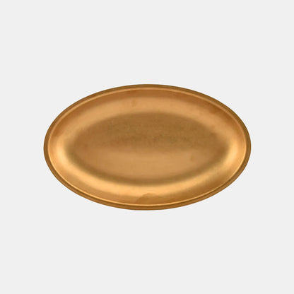 Oval platter, antique gold, 30 x 18.5 cm (6 units)