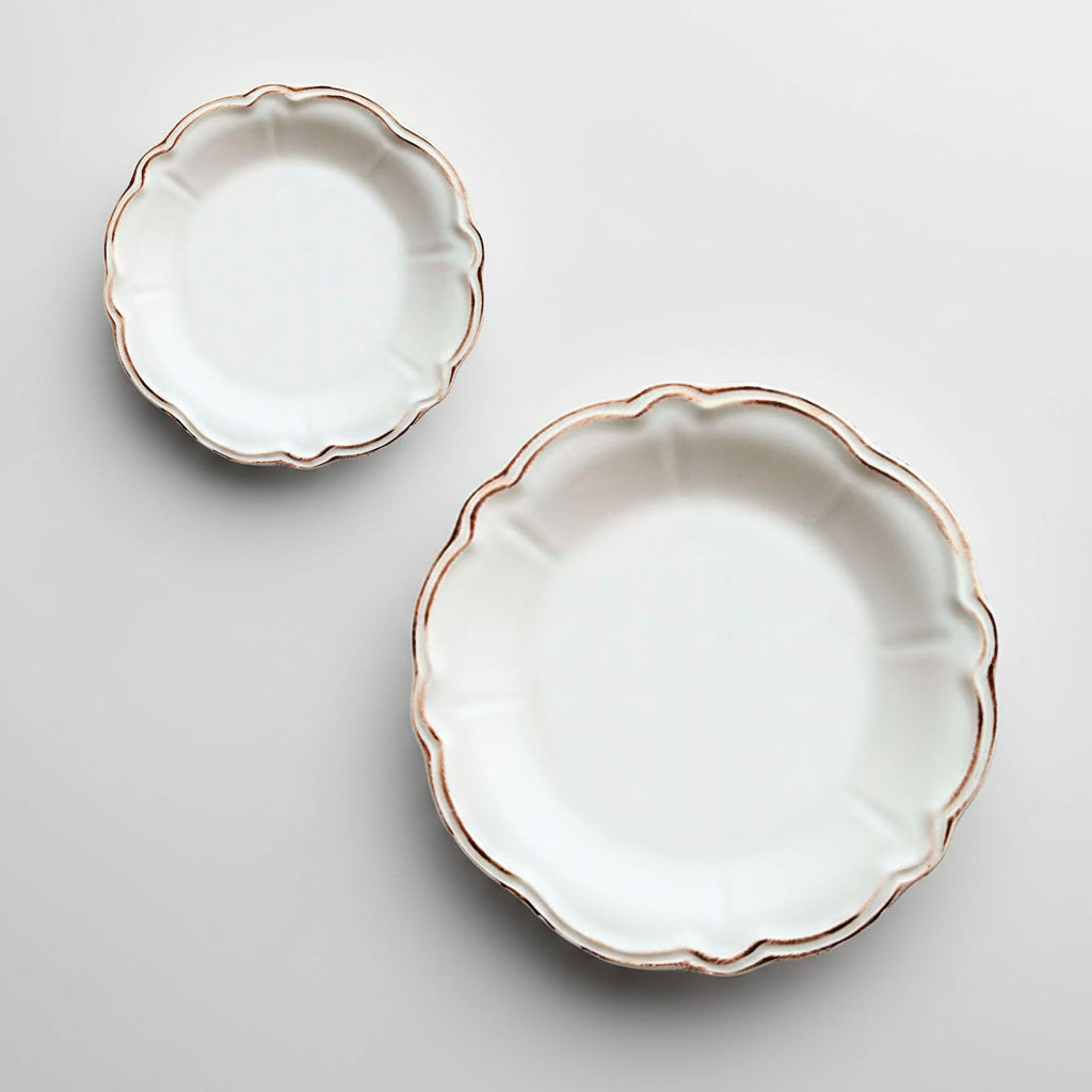 Plato llano ala colonial vintage 21 cm - 6 Uds.